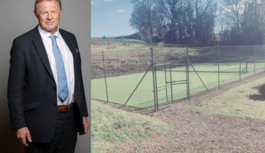 Peer can keep unauthorised tennis court in Welsh countryside after retrospective approval