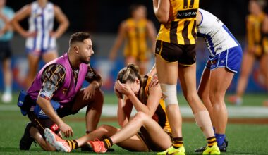 Injury watch at Hawks training, Crows' big call