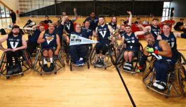 Four in a row for the Big V Wheelchair side