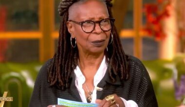 Whoopi Goldberg Rips Up Legal Note Passed to Her Live on 'The View'