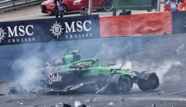 Bortoleto cleared after monster Brazil sprint crash