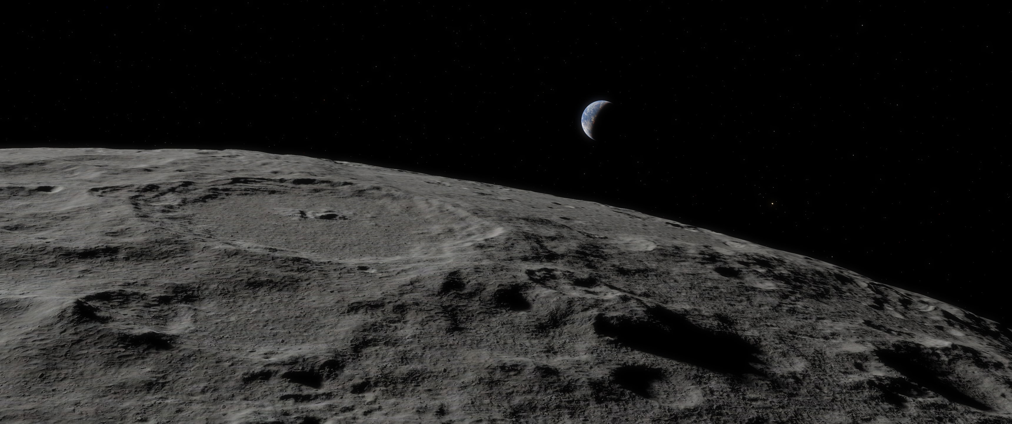 Screenshots from the pre-alpha build of Kitten Space Agency