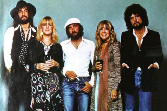Fleetwood Mac in 1977, when they recorded their 39-minute classic, Rumours.