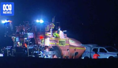 Worker dies after being hit by vehicle at New England Highway construction site