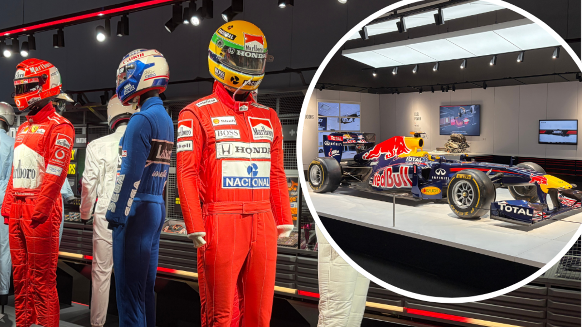 Exhibition Melbourne opens November Australian Grand Prix, cars, helmets on display
