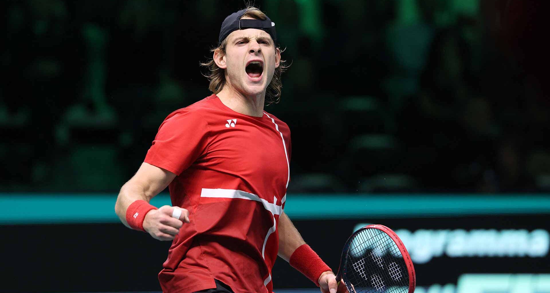 Zizou Bergs in action on Tuesday in Italy.