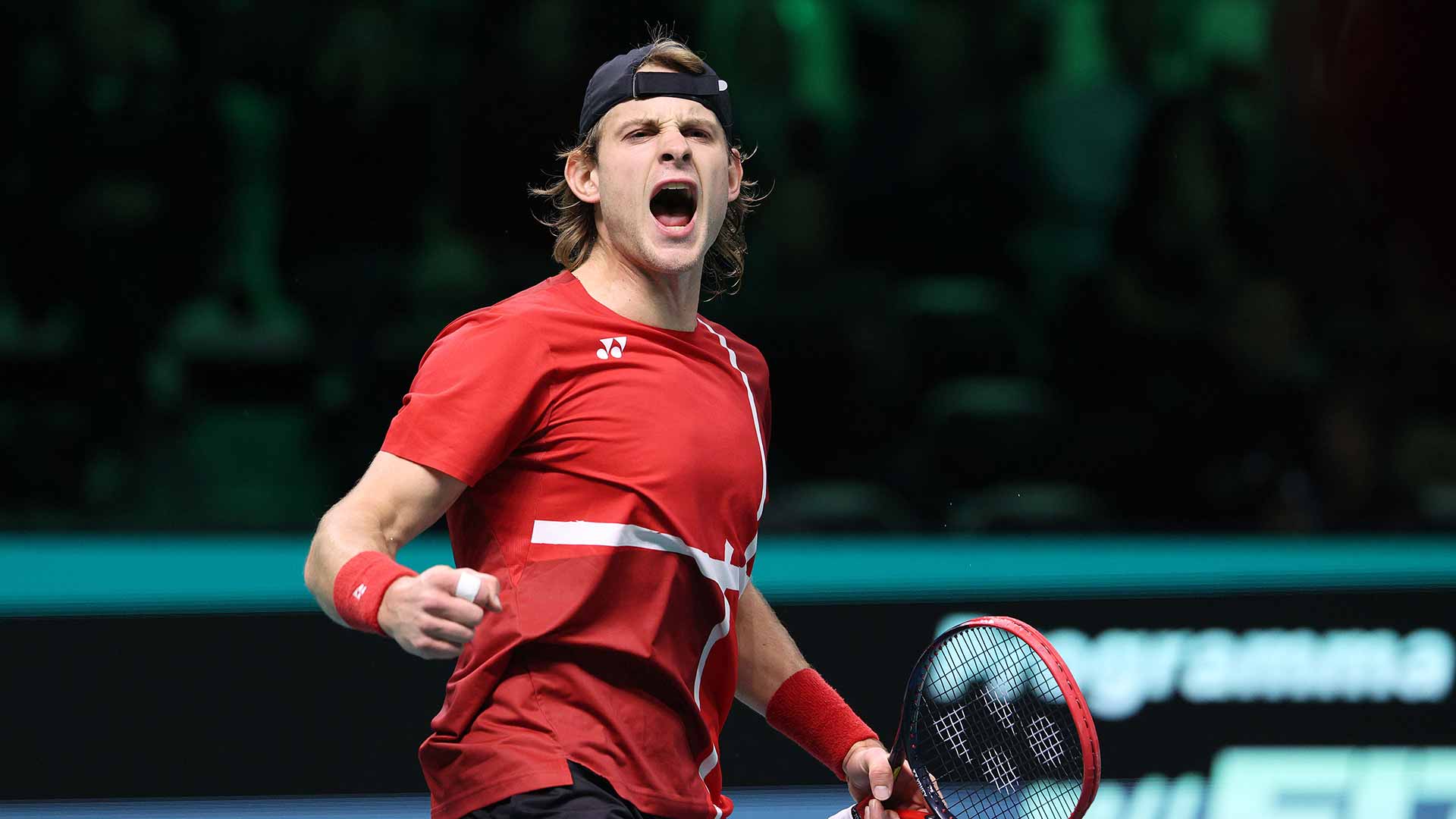 Zizou Bergs in action on Tuesday in Italy.