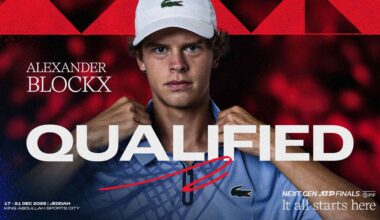 Alexander Blockx set for Next Gen ATP Finals presented by PIF debut | ATP Tour