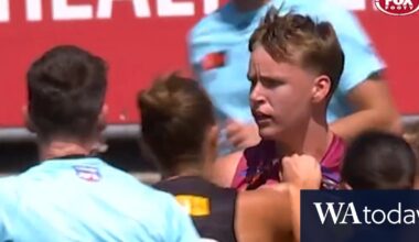 Fiery AFL confrontation lingers after final siren