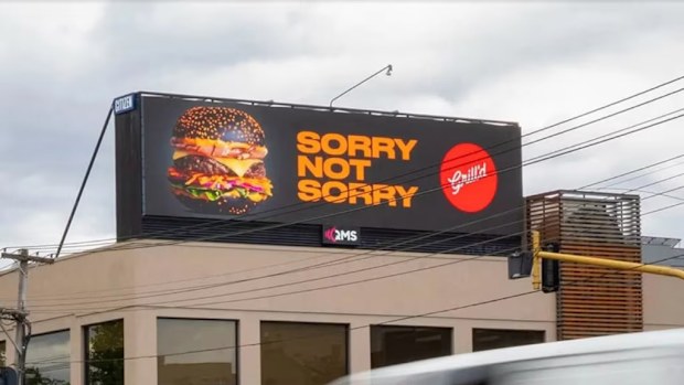 Grill'd leaned into the viral Oscar Piastri curse. 