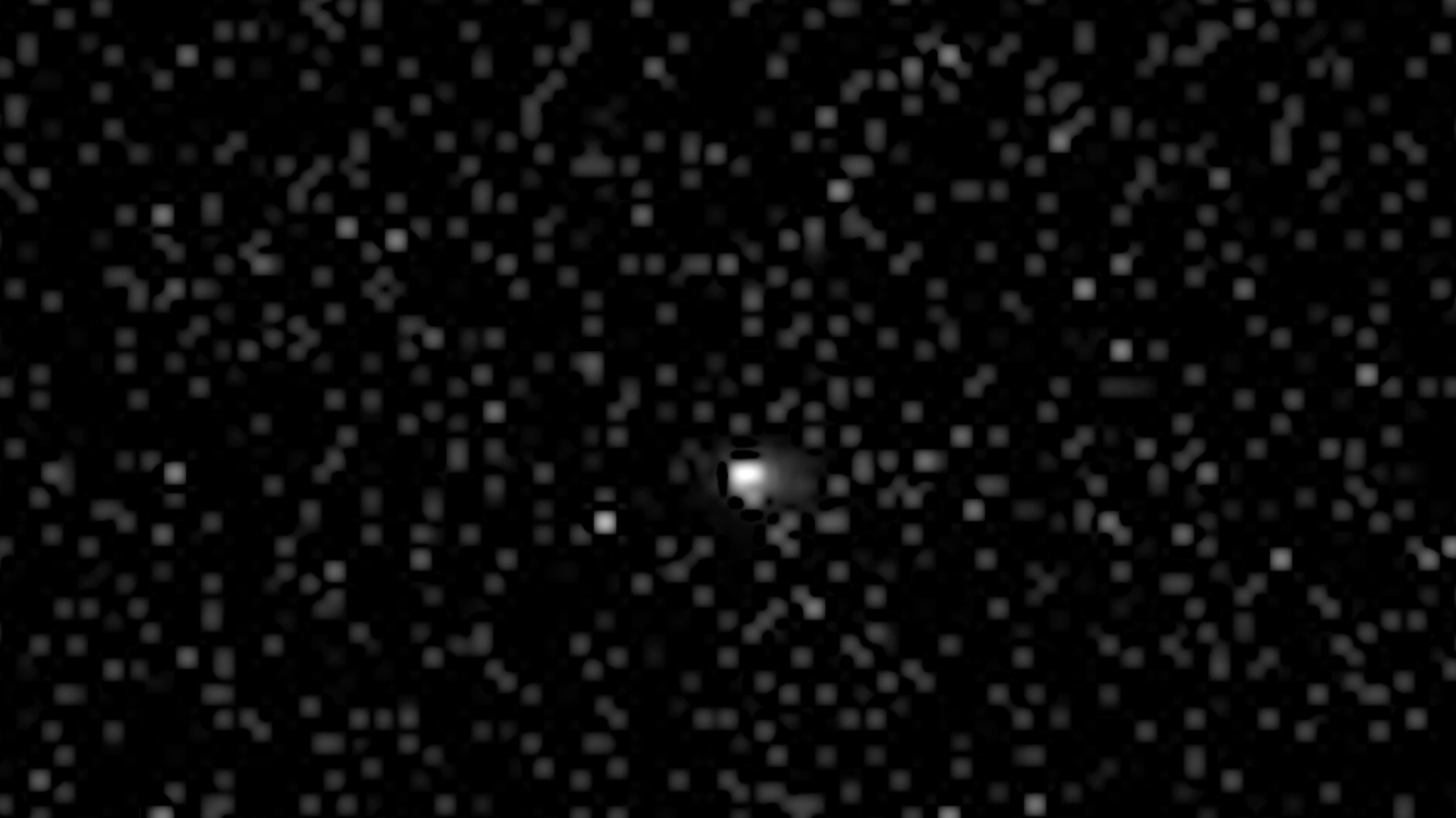 The image of 3I/ATLAS interstellar object taken by Tianwen-1 orbiter's high-resolution camera from a distance of about 28.96 million kilometers on Oct. 3th, 2025. Credit: CNSA