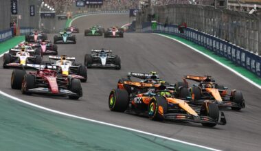 LIVE: F1 Brazil GP commentary and updates – Lando Norris leads penalised Oscar Piastri, Max Verstappen charging | Live text