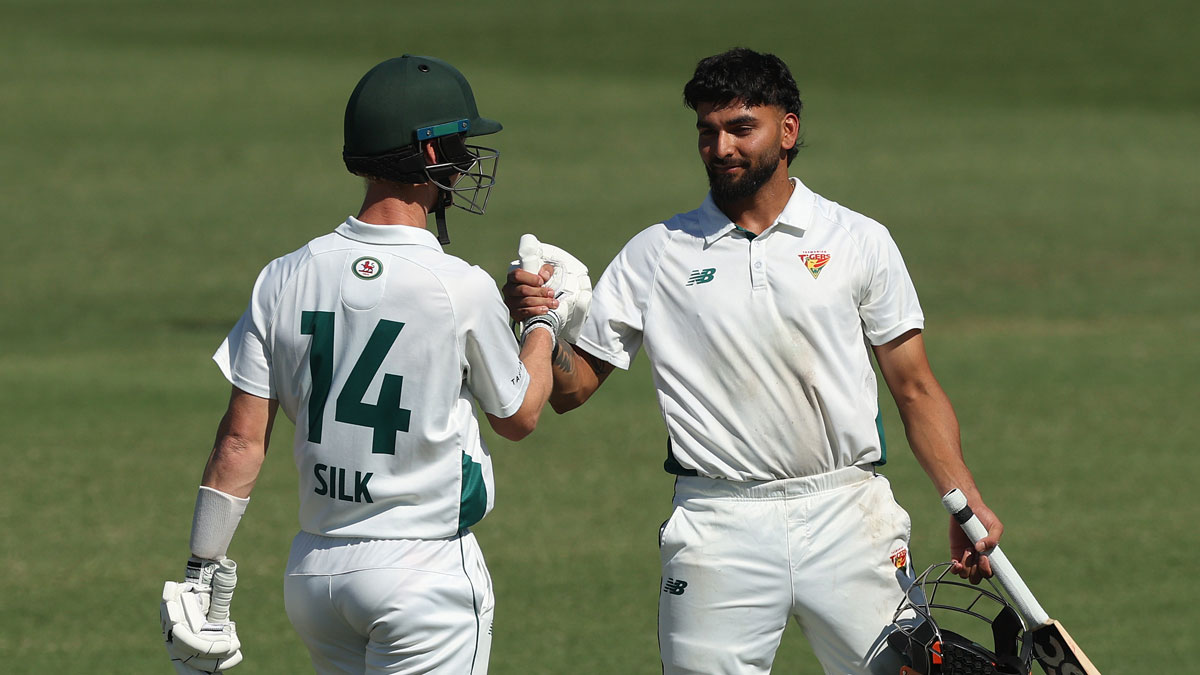 Chaudhary makes history with century for Tasmania