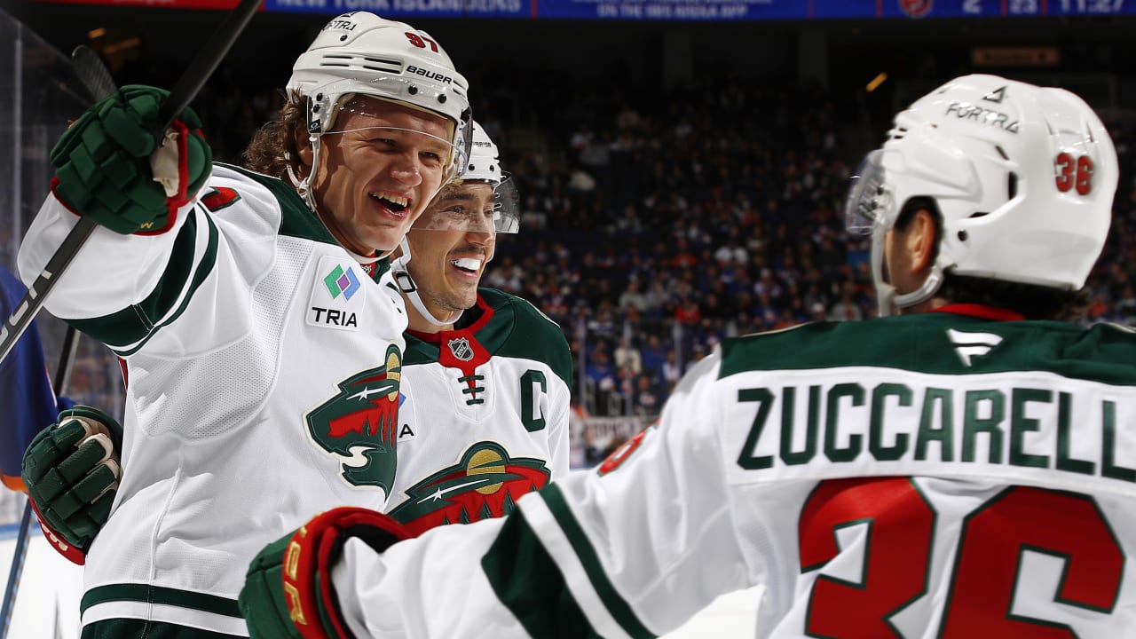 Kaprizov has goal, assist, Wild cruise past Islanders