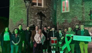 Wexford farmer turns historic castle green for mental health awareness – ‘It is okay to not feel okay’
