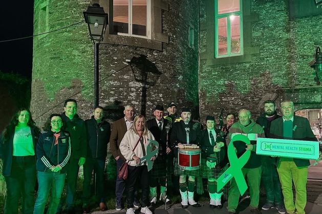 Wexford farmer turns historic castle green for mental health awareness – ‘It is okay to not feel okay’