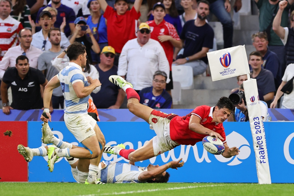 Rees-Zammit back in Wales 'happy place' after Test return