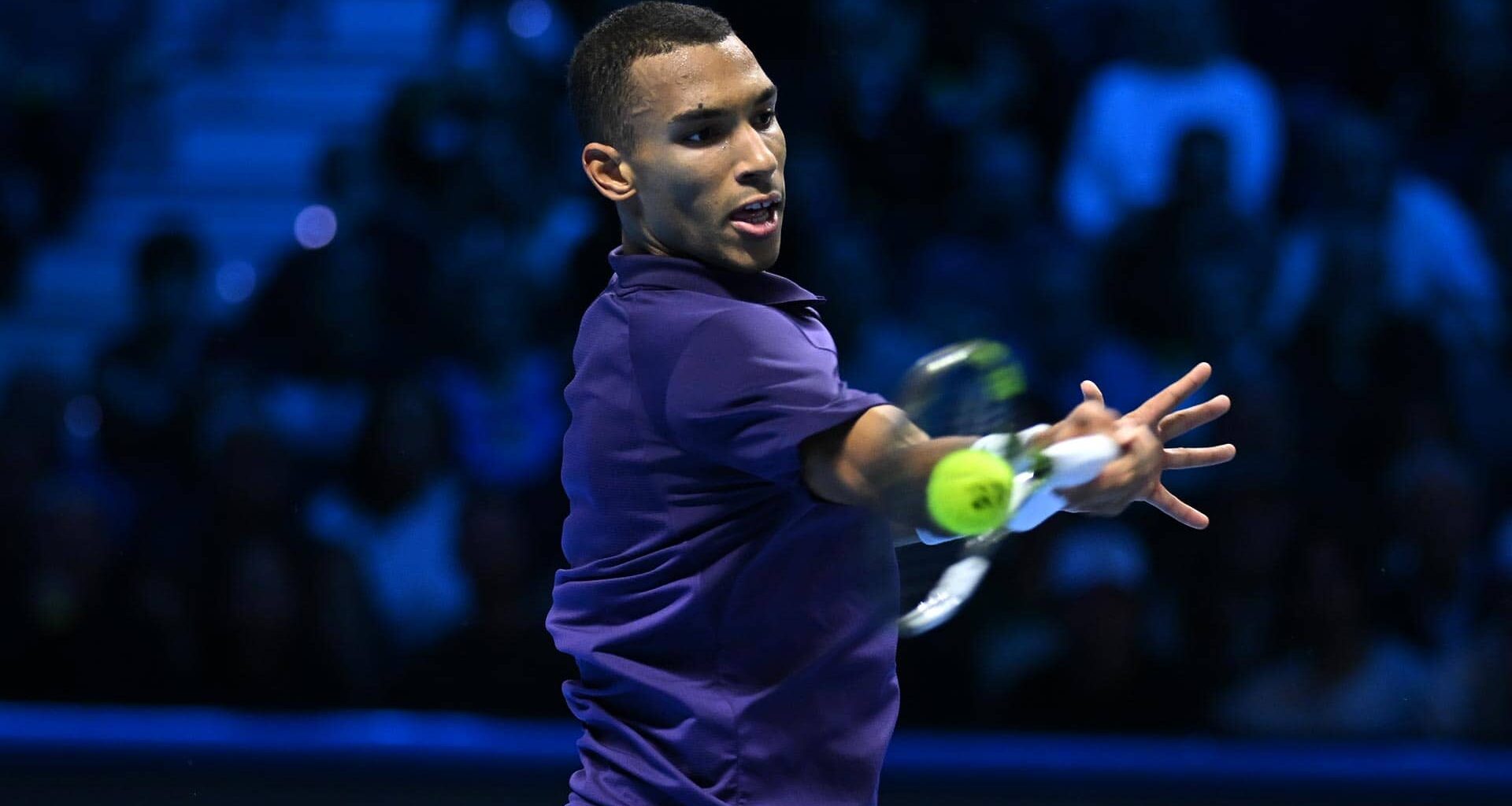 Felix Auger-Aliassime lost to Carlos Alcaraz on Saturday in Turin.