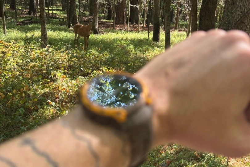 garmin instinct crossover AMOLED deer