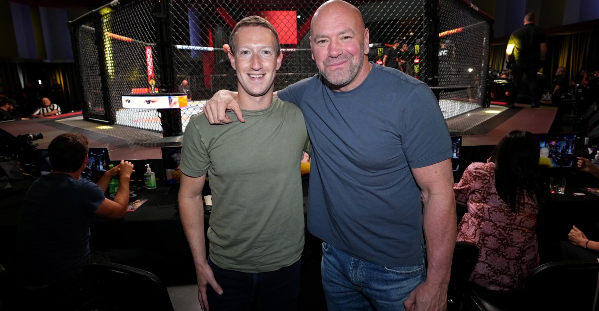 Dana White backs Mark Zuckerberg to ‘beat the living s—t out of you’