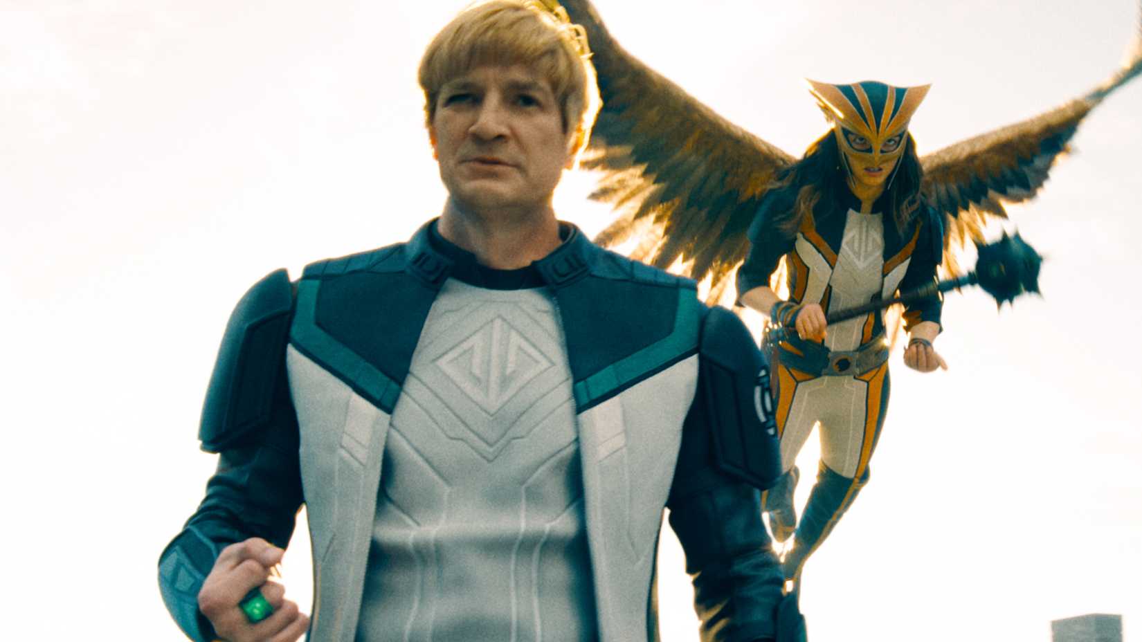 Green Lantern and Hawkgirl in Superman