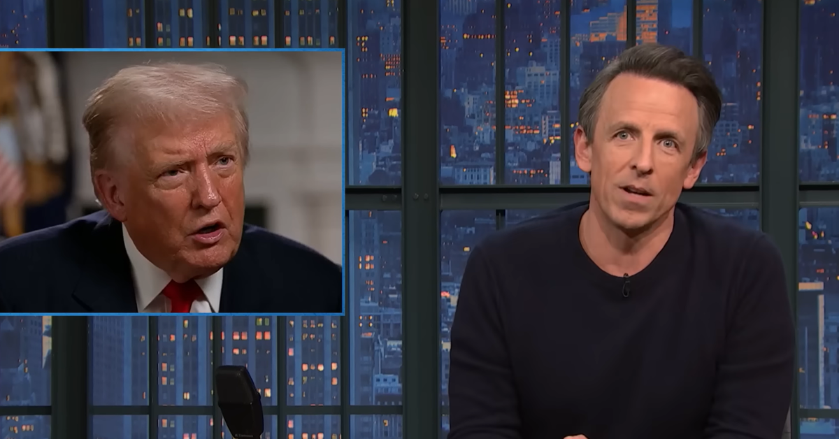 Donald Trump calls for Seth Meyers to be fired after late night host described him as 'most unpopular president of all time'