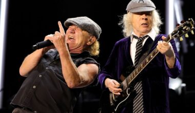 AC/DC ready to kick off their mammoth Aussie tour; Robert Irwin joined by niece Grace for dance rehearsal.
