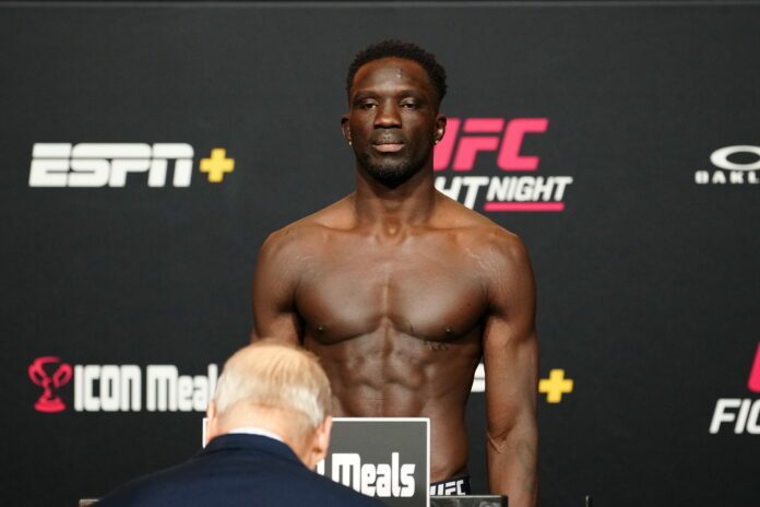 David Onama, fighting Saturday in UFC Vegas 110.