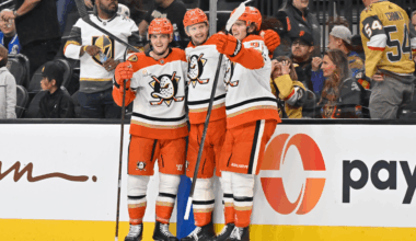 Ducks recover, defeat Golden Knights in OT for 6th straight win