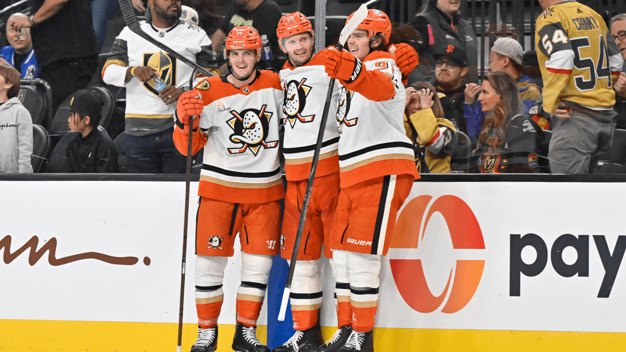 Ducks recover, defeat Golden Knights in OT for 6th straight win
