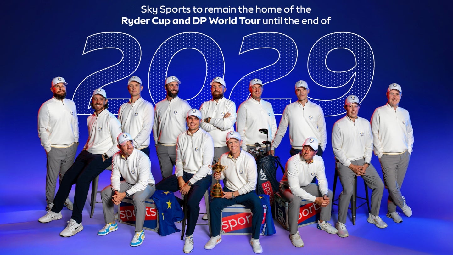 Major golf extension for Sky, Ryder Cup staying in stable through 2029