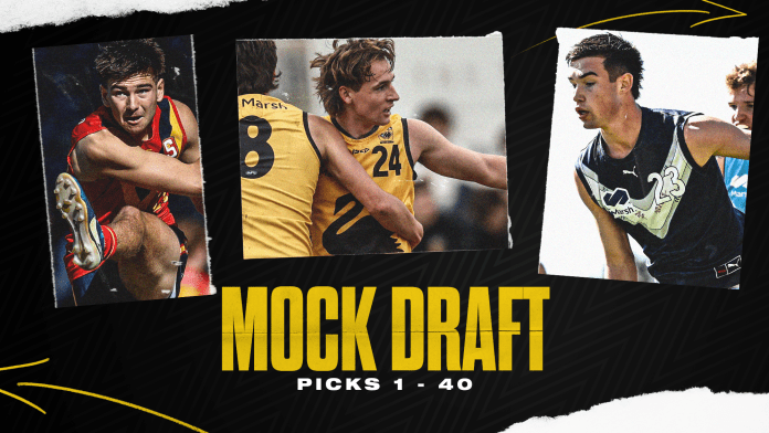 AFL Mock Draft: Picks 1-40 (final edition) - AFL News