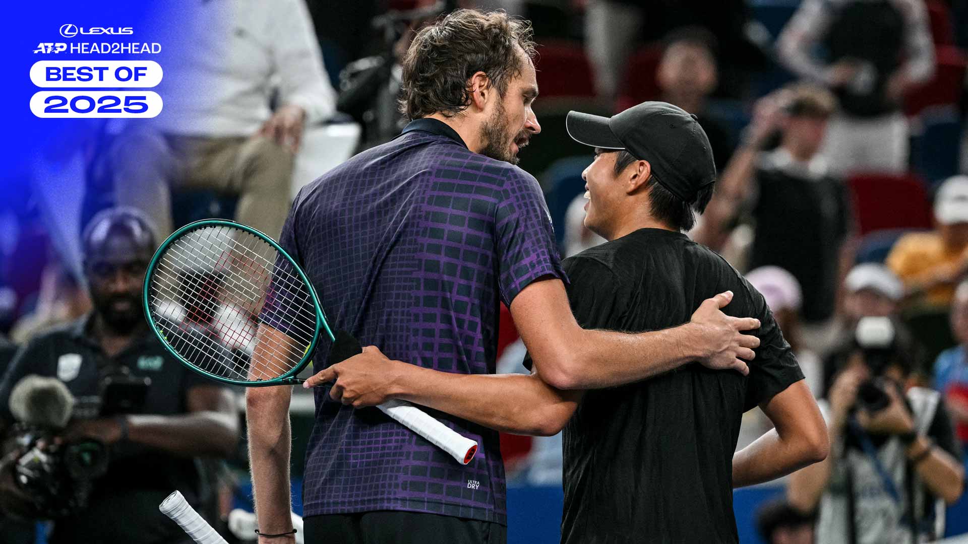 Daniil Medvedev and Learner Tien faced off three times in 2025.