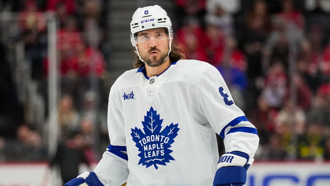 Tanev taken from ice on stretcher during Maple Leafs game