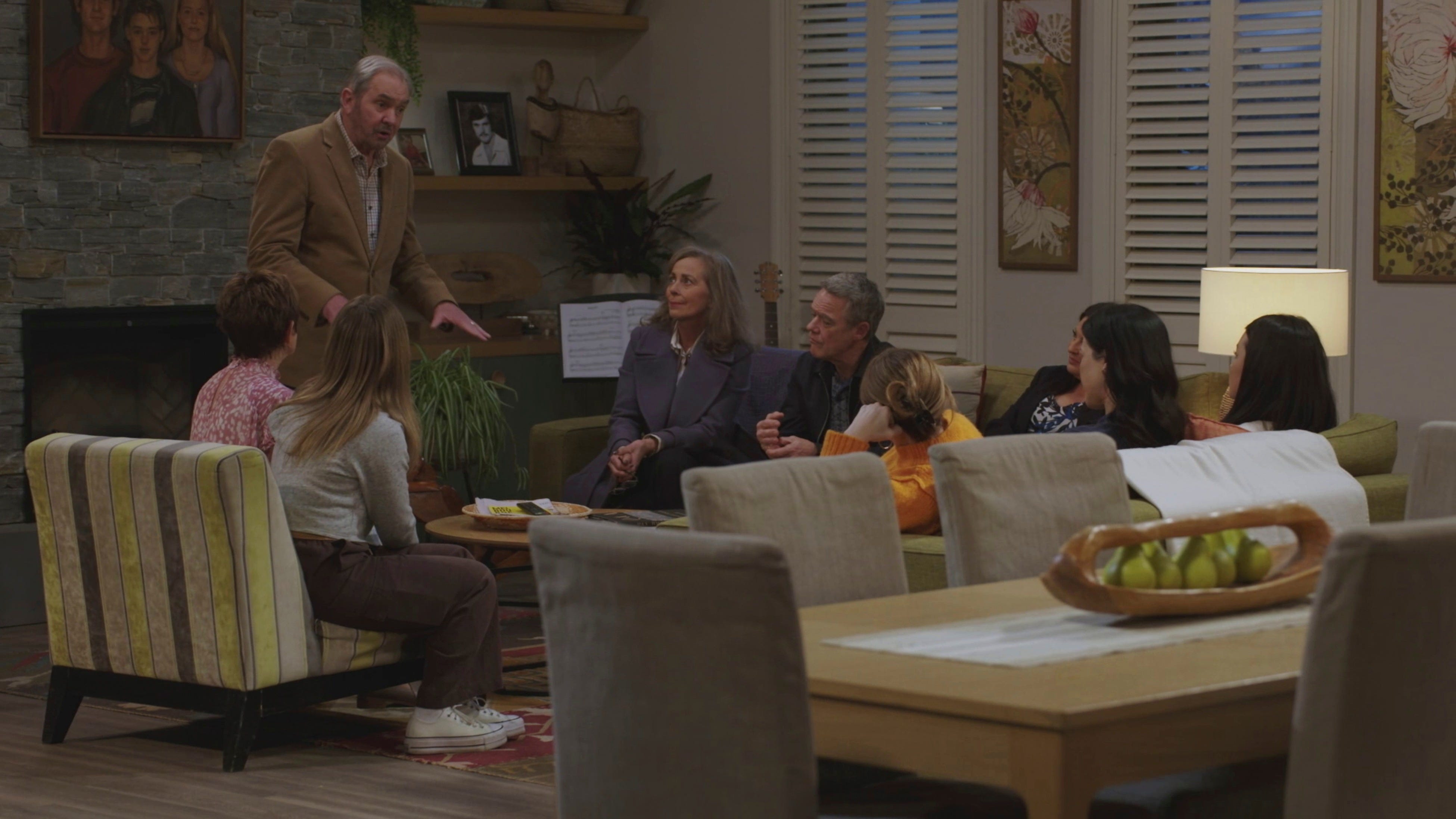 karl kennedy hosts a meeting in neighbours