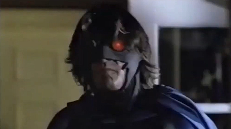Matt McColm's Night Man with a glowing red eye in Night Man