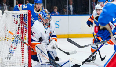 Sorokin makes 33 saves, Islanders shut out Rangers