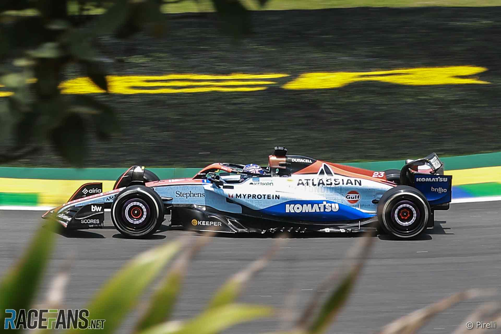 Alexander Albon, Williams, Interlagos, 2025