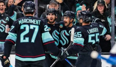 Eberle scores twice, Kraken rally past Jets