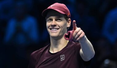 Jannik Sinner leads the ATP Tour in percentage of service games won and return games won in 2025.