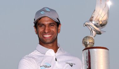 Abu Dhabi Championship: Aaron Rai edges out Tommy Fleetwood in play-off to win DP World Tour title as Rory McIlroy falls short | Golf News