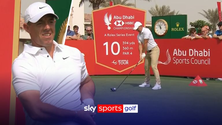 RORY MCILROY ABU DHABI 355 YARD DRIVE