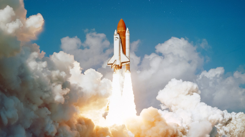 NASA space shuttle launch