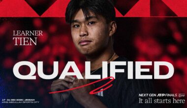 Learner Tien qualifies for Next Gen ATP Finals presented by PIF | ATP Tour