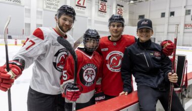 Devils host 3 Make-A-Wish kids for practice, game