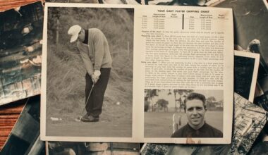 I had never seen this 'Gary Player Chipping Chart' before – it's simple genius