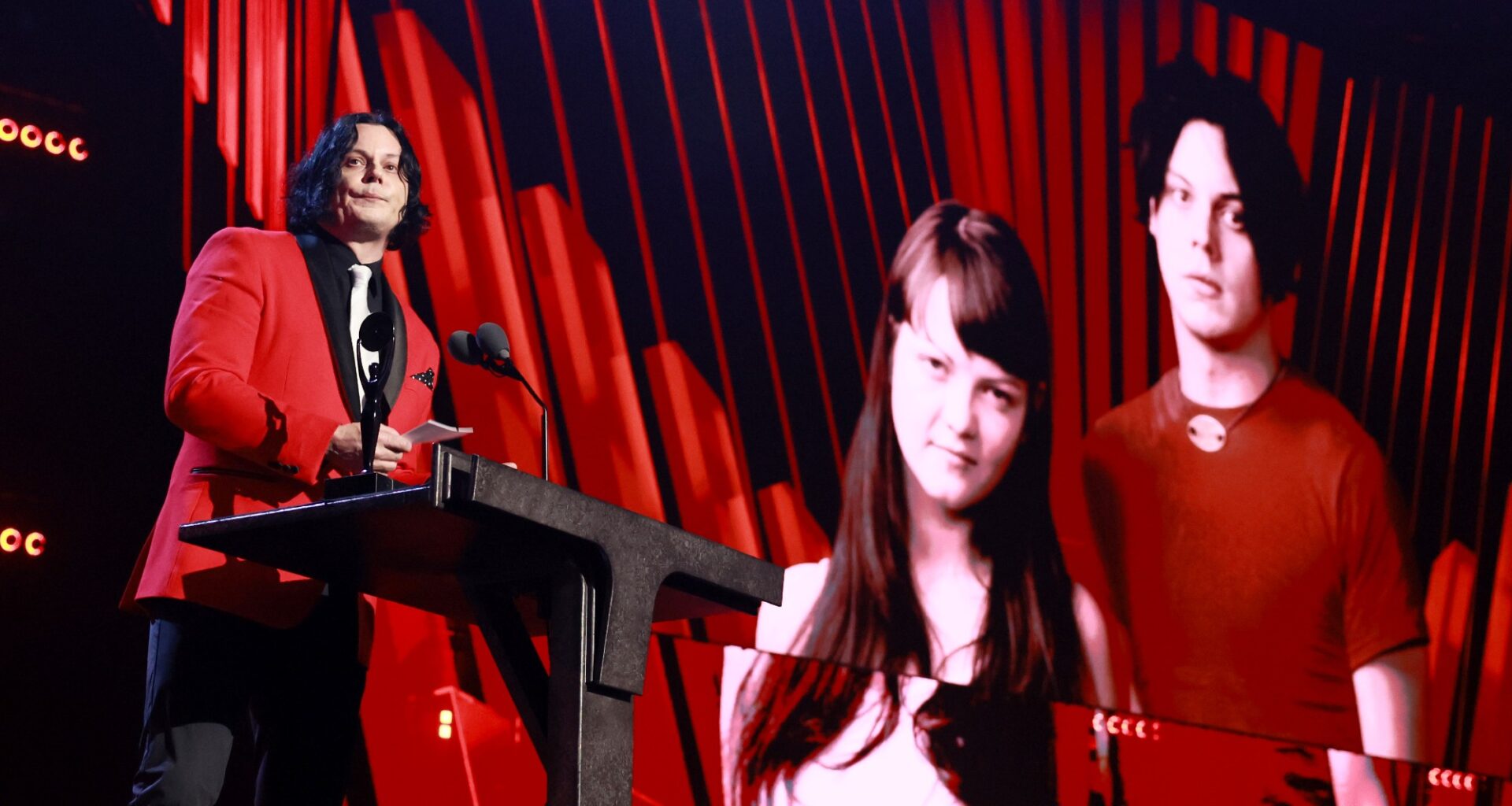Meg edited Jack White's speech ahead of The White Stripes' Rock Hall induction