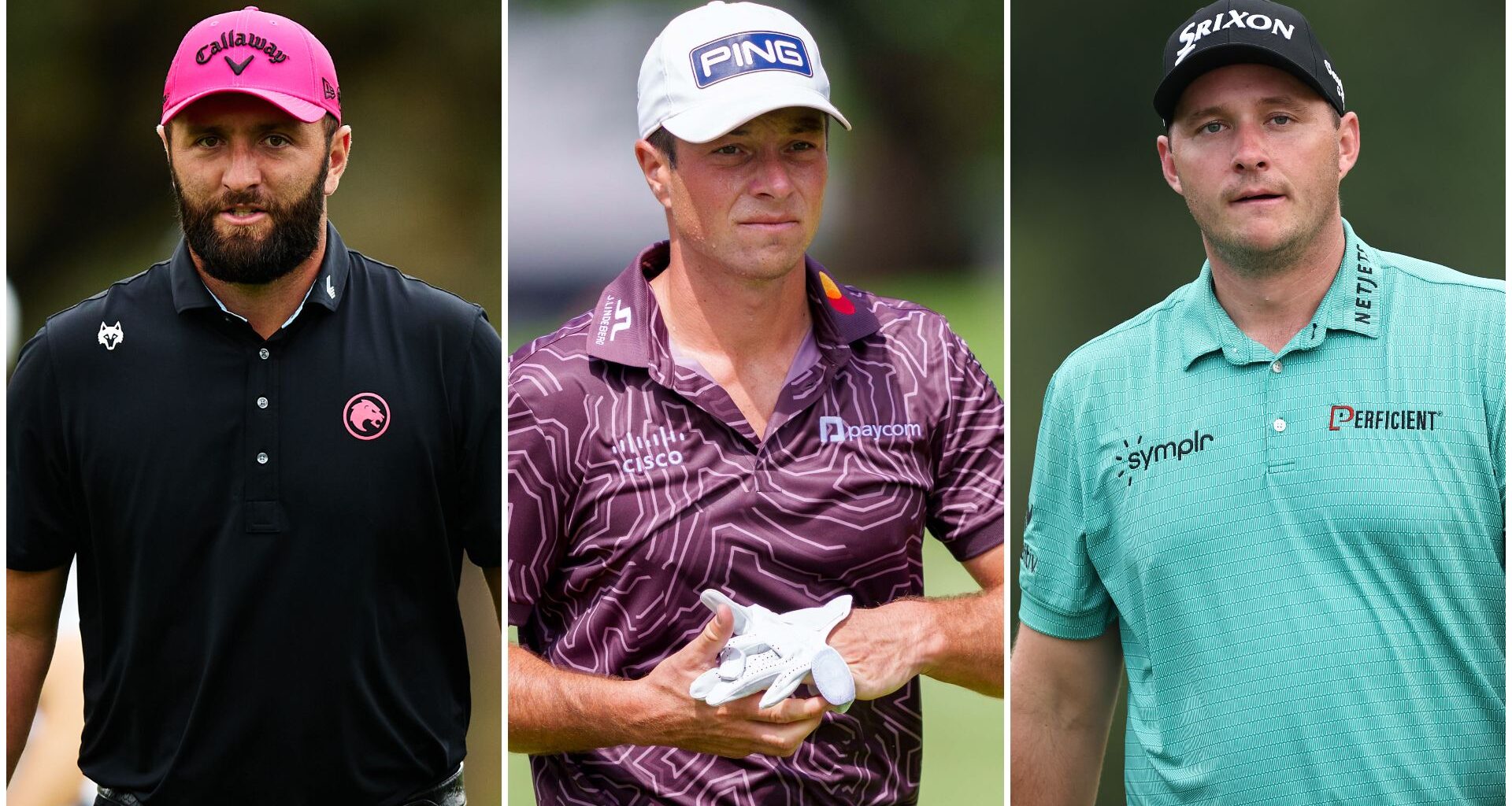 John Rahm, Viktor Hovland and Sepp Straka