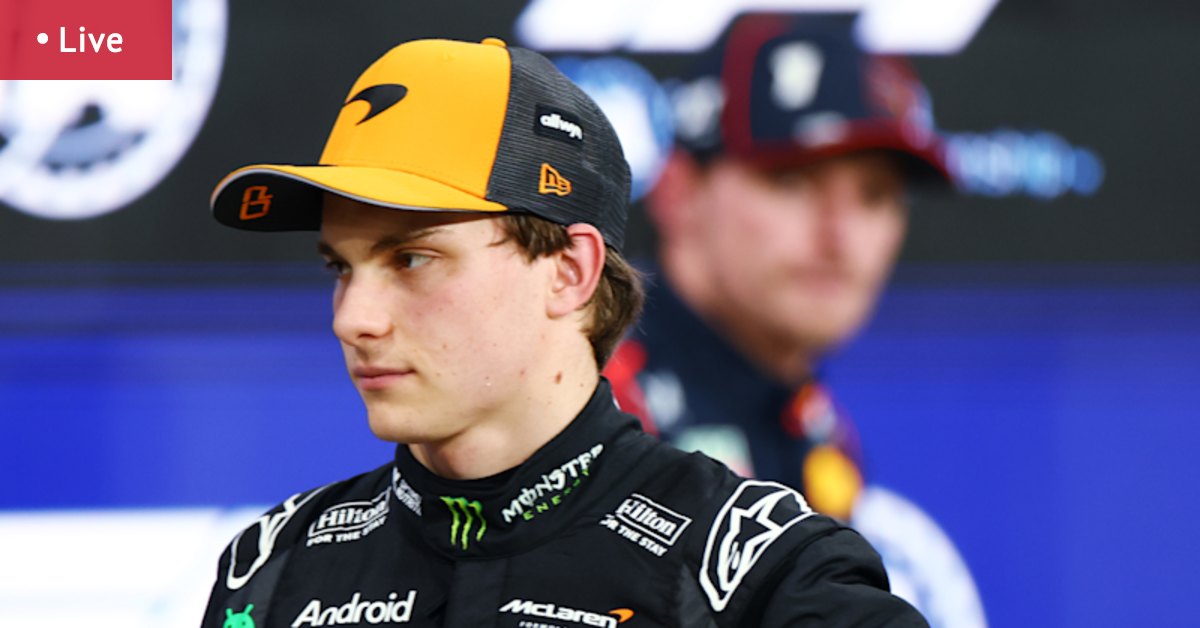 Oscar Piastri starts from third as he fights Lando Norris and Max Verstappen for the world championship