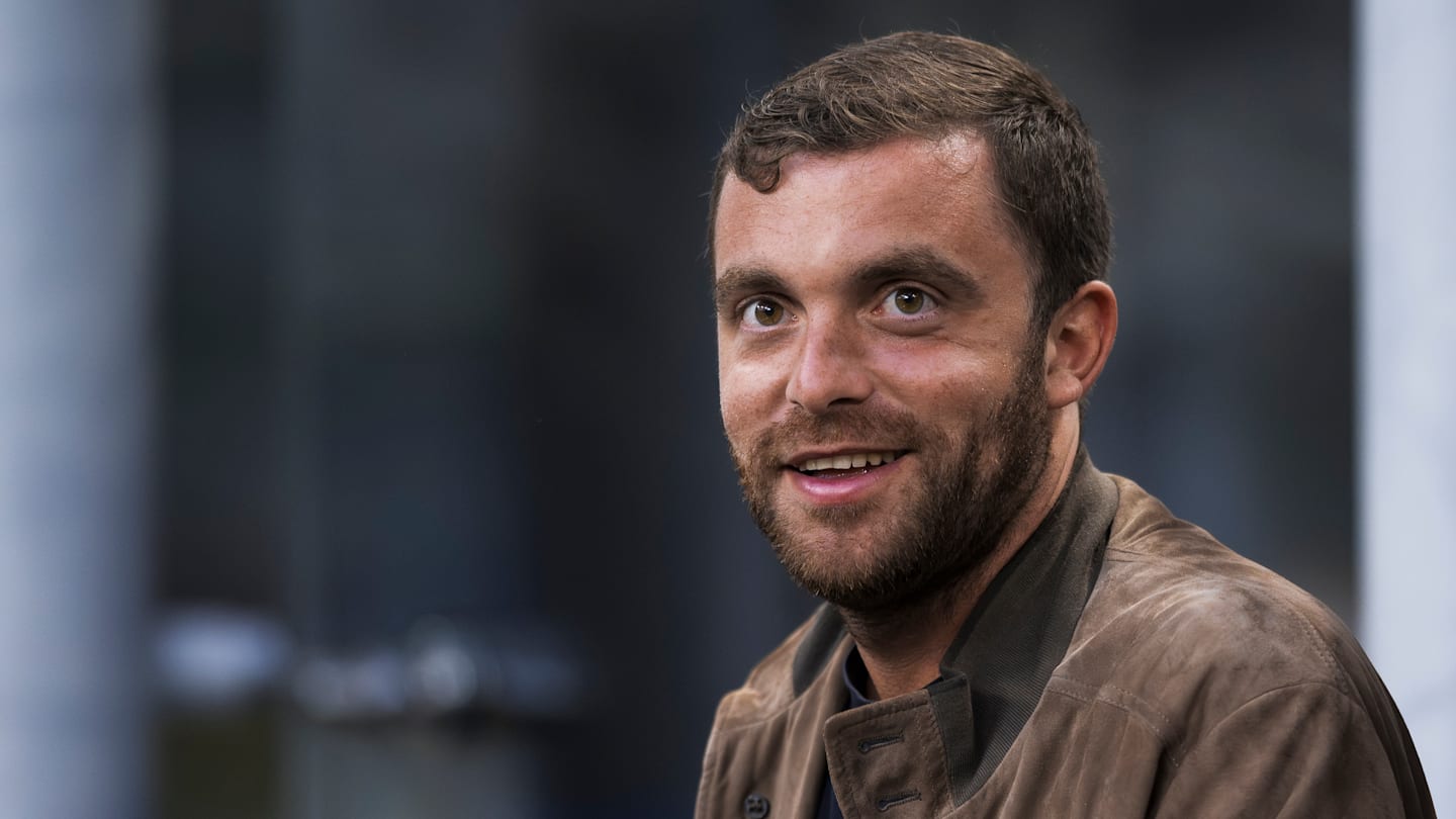 Fabrizio Romano, Italian sports journalist, attends the...